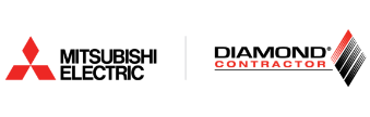 Mitsubishi Electric and Diamond Contractor Logos