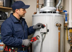 Winter plumbing inspection to prevent leaks and frozen pipes